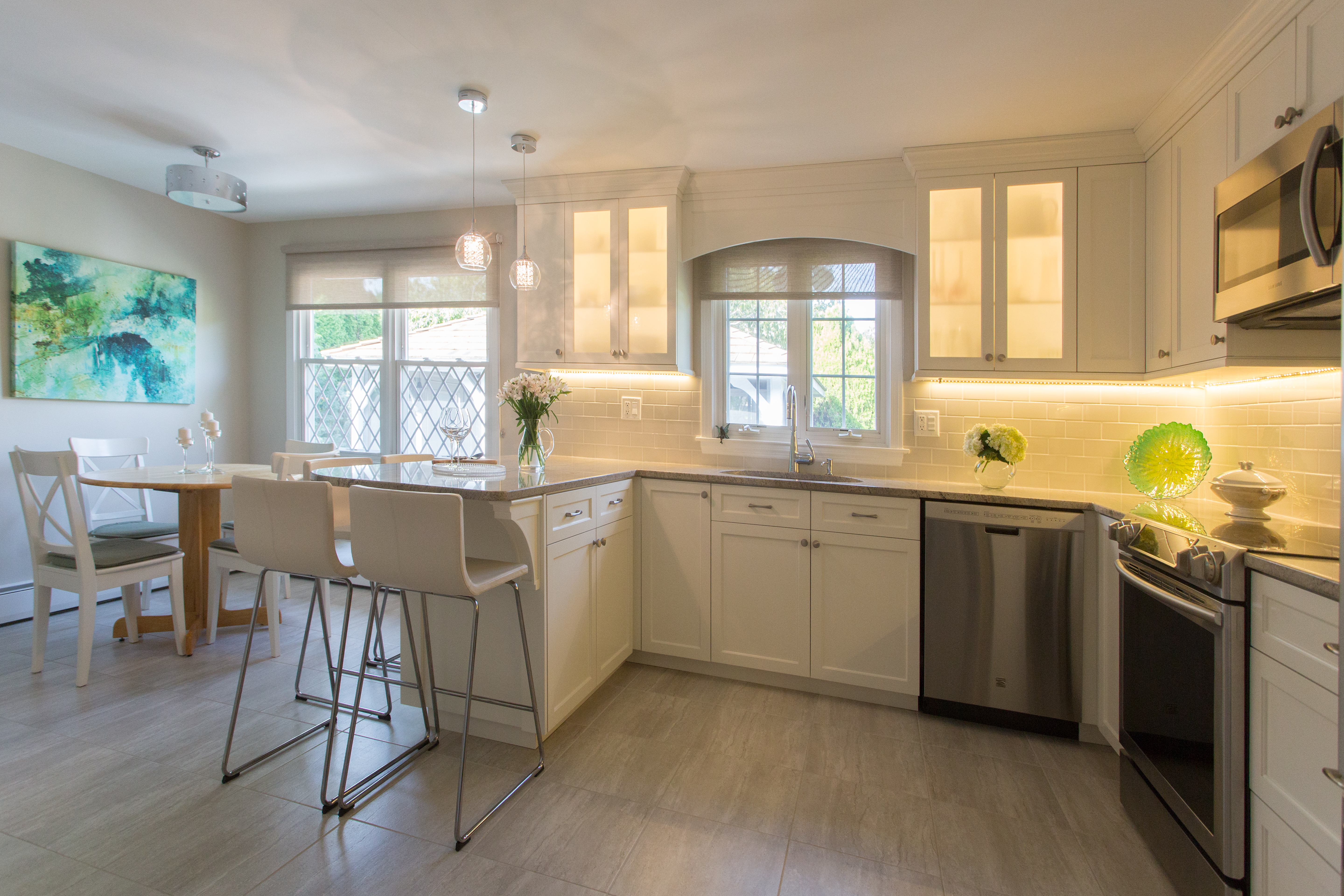 ASR, kitchen renovation, white kitchen