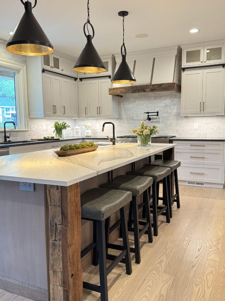 Completed Connecticut kitchen renovation by ASR Interior Designs